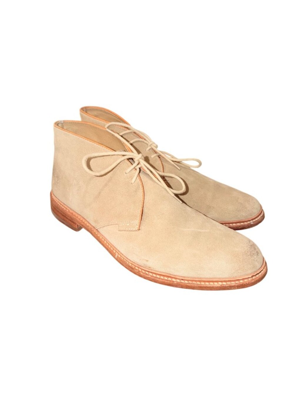 Frye & Co Paul Suede Chukka Tan Boots Mens 13D Preppy Old Money Luxury Boot Work